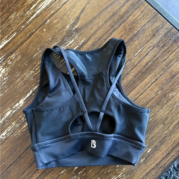 BuffBunny Black Cutout Sports Bra - Picture 2 of 6